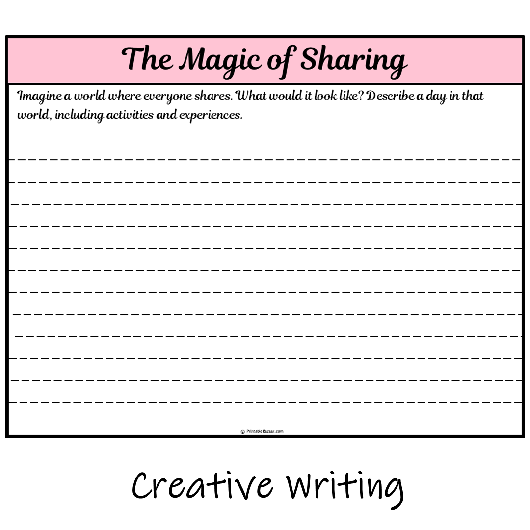 The Magic of Sharing | Main Idea and Supporting Details Reading Passage and Questions