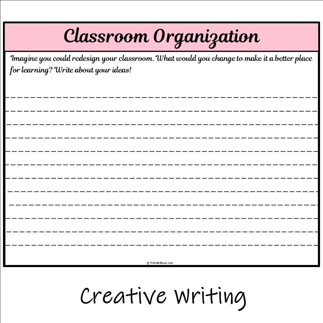 Classroom Organization | Main Idea and Supporting Details Reading Passage and Questions