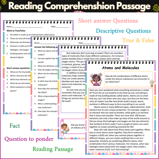 Atoms and Molecules | Reading Comprehension Passage and Questions