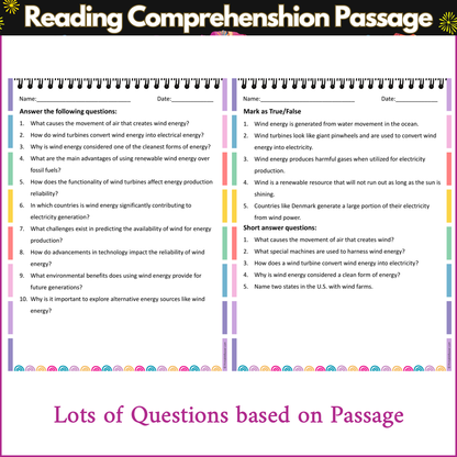 Wind Energy | Reading Comprehension Passage and Questions