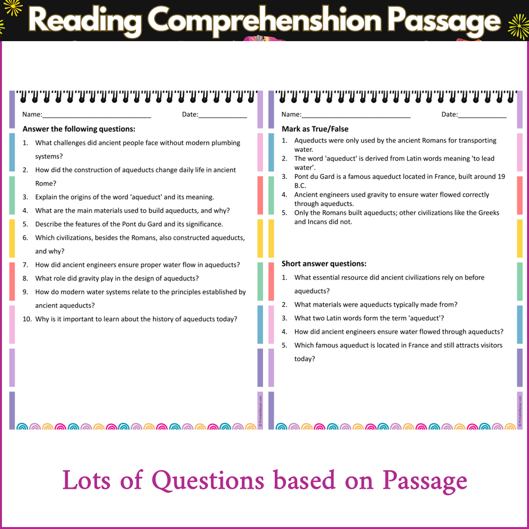 Aqueducts | Reading Comprehension Passage and Questions