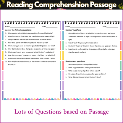 Theory of Relativity | Reading Comprehension Passage and Questions