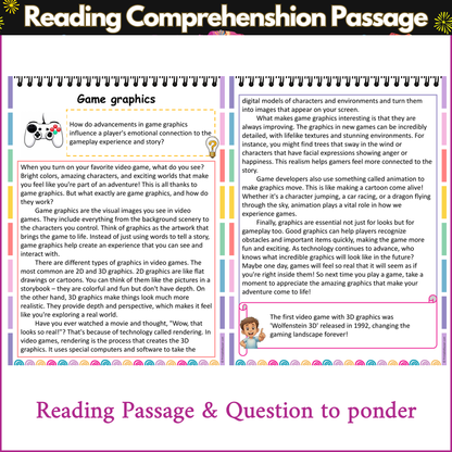 Game graphics | Reading Comprehension Passage and Questions