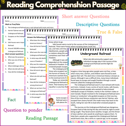 Underground Railroad | Reading Comprehension Passage and Questions