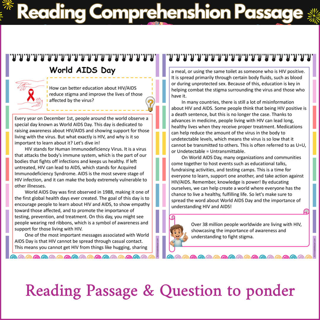 World AIDS Day | Reading Comprehension Passage and Questions