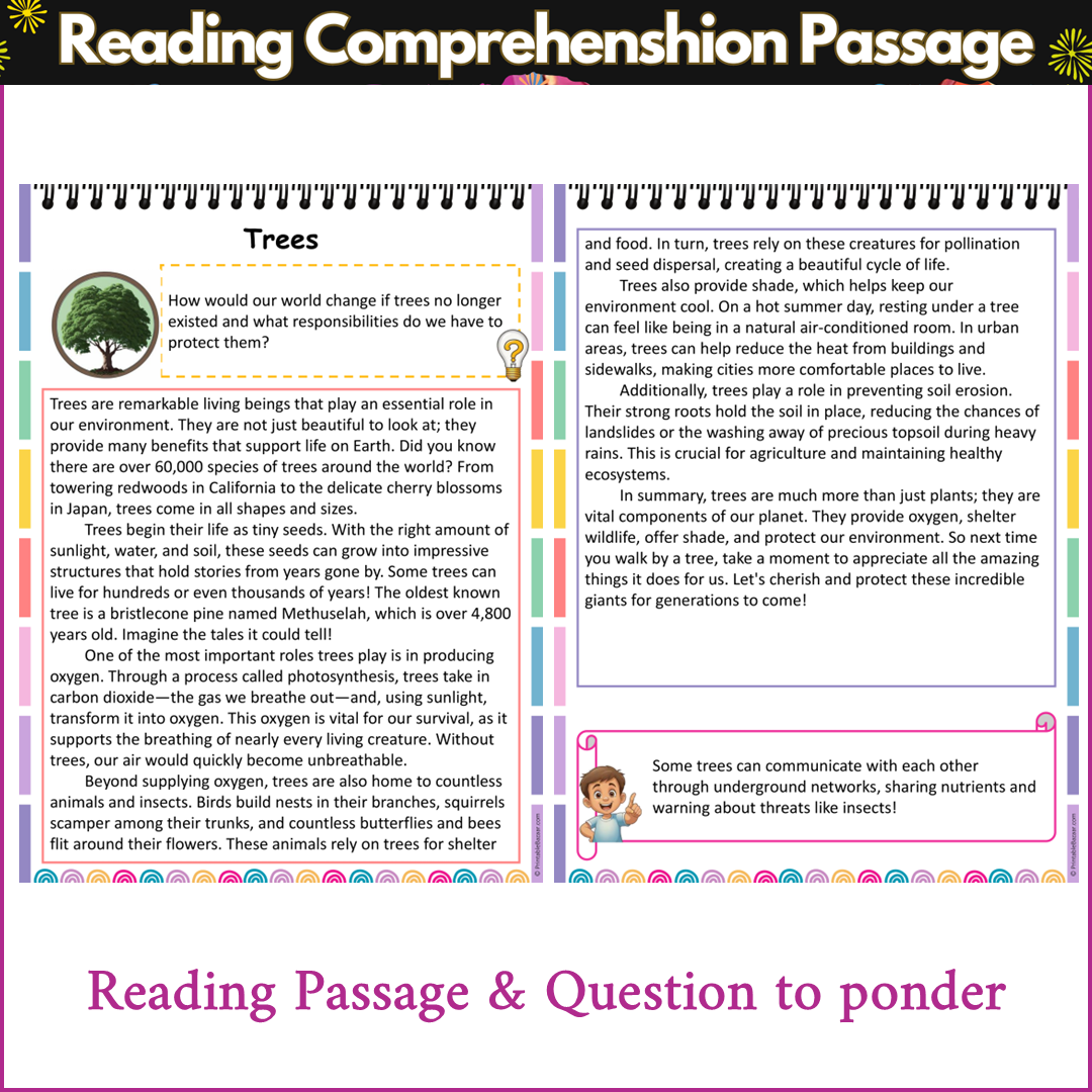 Trees | Reading Comprehension Passage and Questions