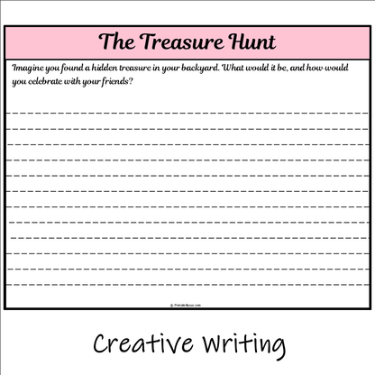 The Treasure Hunt | Main Idea and Supporting Details Reading Passage and Questions