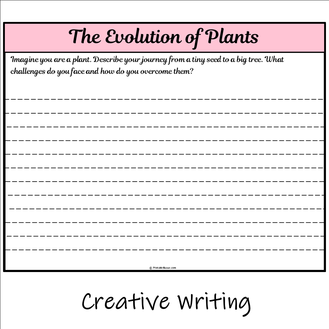 The Evolution of Plants | Main Idea and Supporting Details Reading Passage and Questions