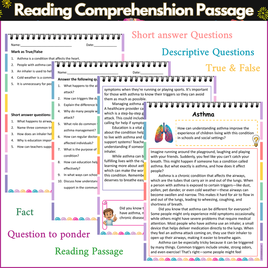 Asthma | Reading Comprehension Passage and Questions