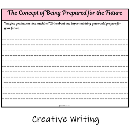 The Concept of Being Prepared for the Future | Main Idea and Supporting Details Reading Passage and Questions