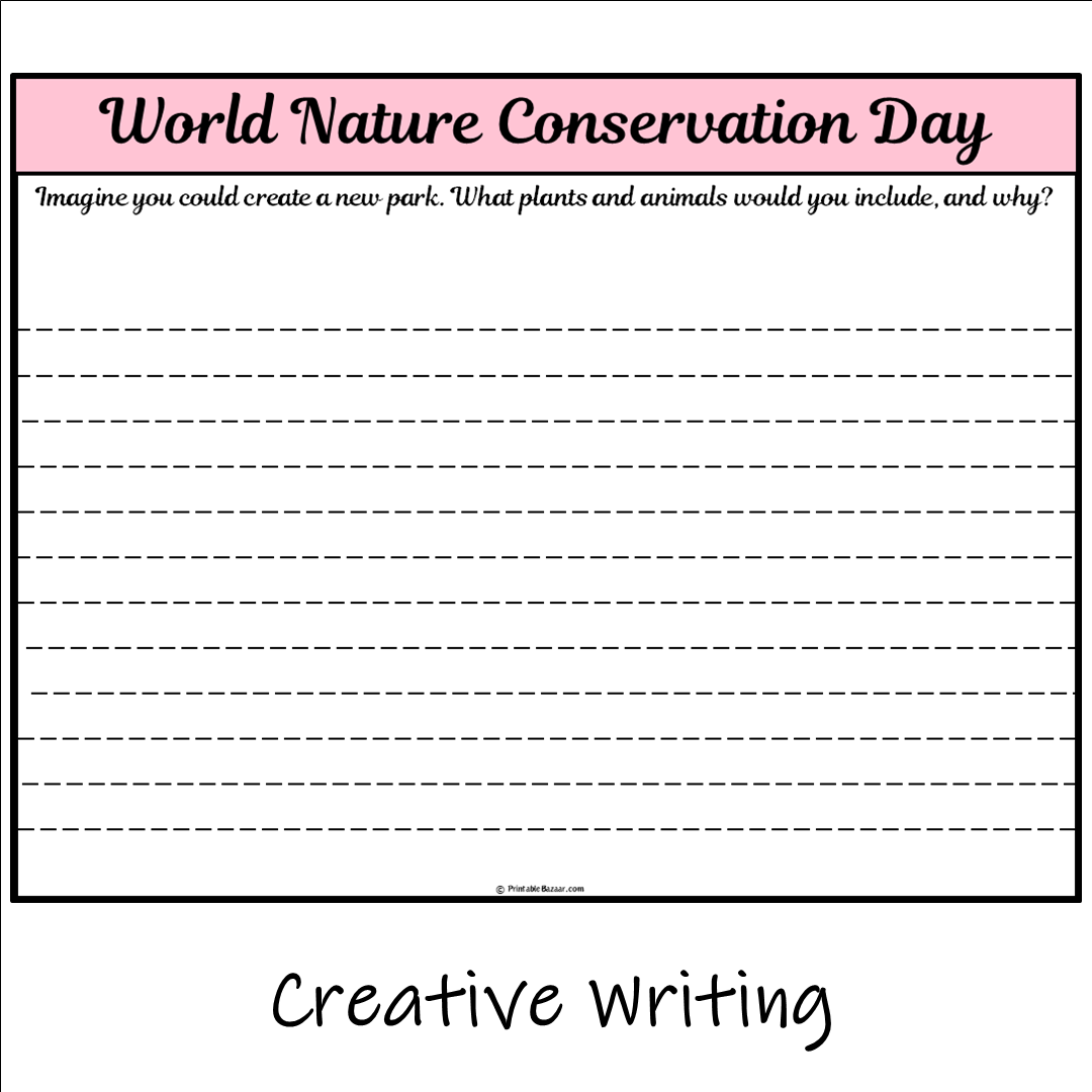 World Nature Conservation Day | Main Idea and Supporting Details Reading Passage and Questions