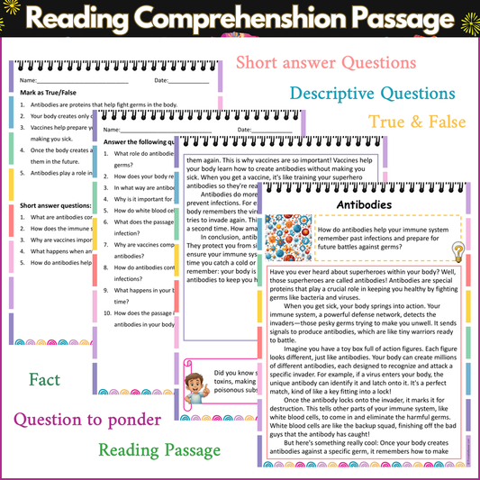 Antibodies | Reading Comprehension Passage and Questions