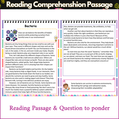 Bacteria | Reading Comprehension Passage and Questions