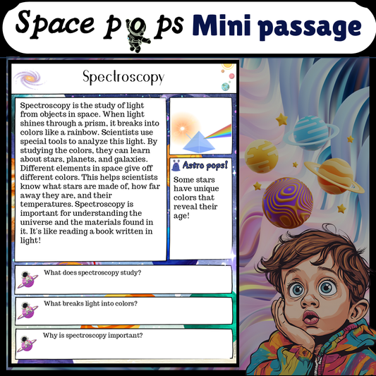 Spectroscopy | Space Pops Reading Passage and Questions