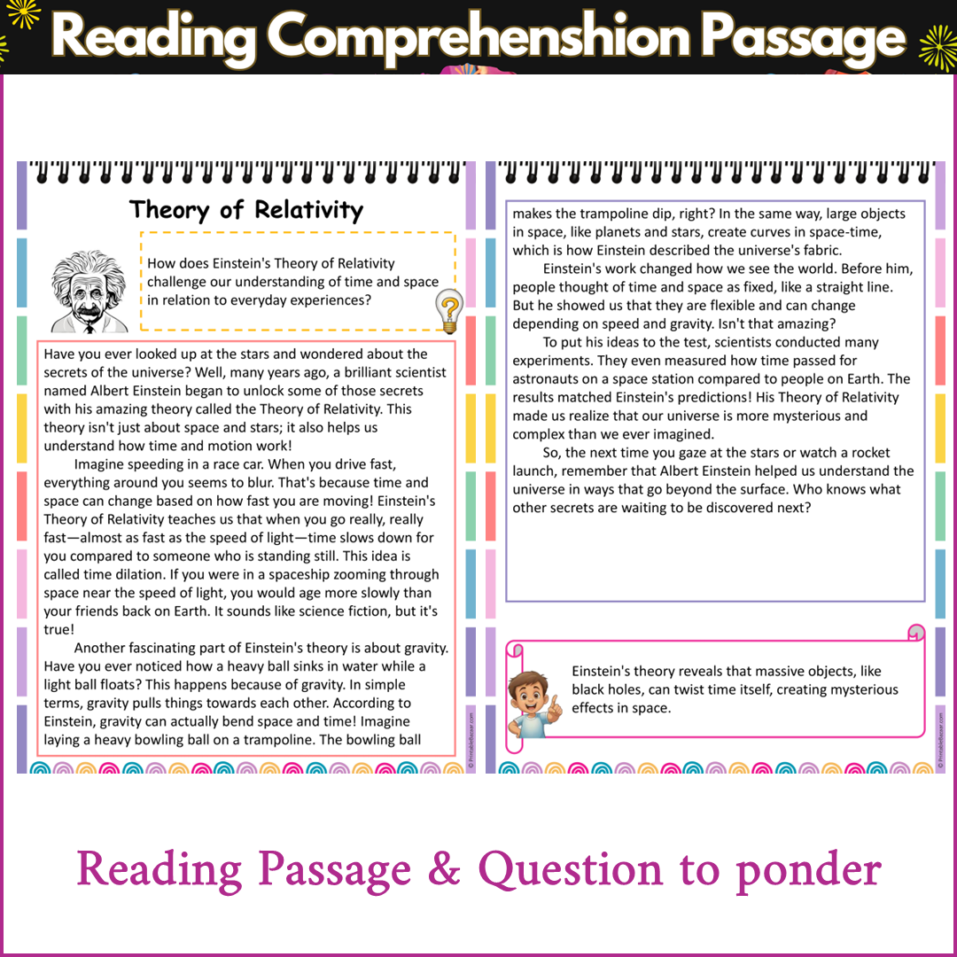 Theory of Relativity | Reading Comprehension Passage and Questions