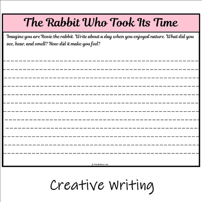 The Rabbit Who Took Its Time | Main Idea and Supporting Details Reading Passage and Questions