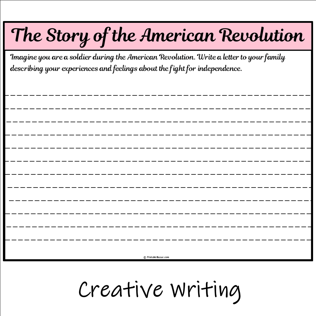 The Story of the American Revolution | Main Idea and Supporting Details Reading Passage and Questions