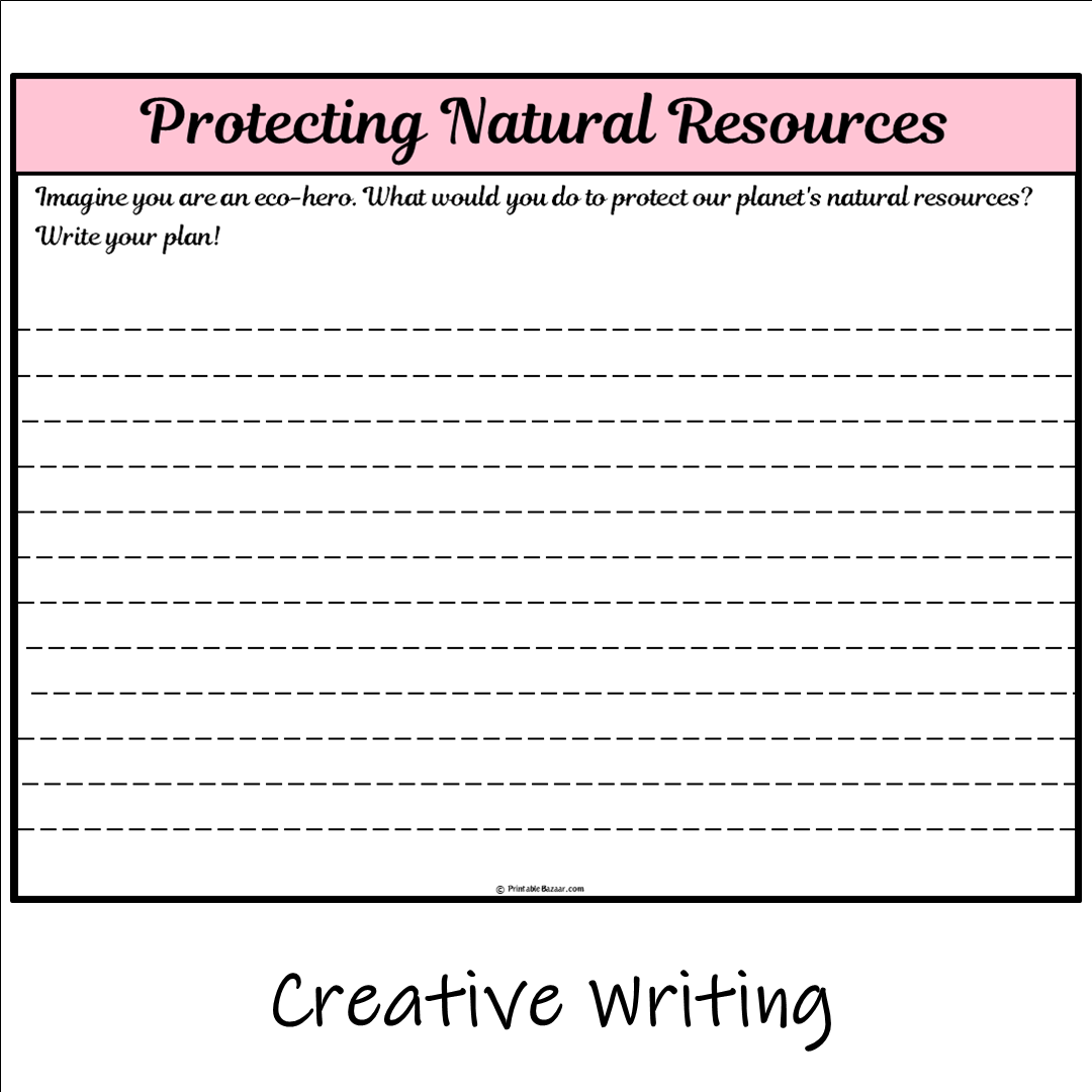 Protecting Natural Resources | Main Idea and Supporting Details Reading Passage and Questions