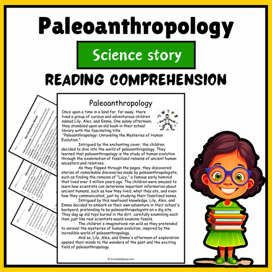 Paleoanthropology | Science Story Reading Comprehension Activity