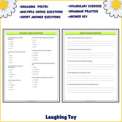 Laughing Toy | Poem Grammar Worksheet Printable Activity