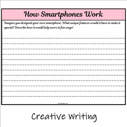 How Smartphones Work | Main Idea and Supporting Details Reading Passage and Questions