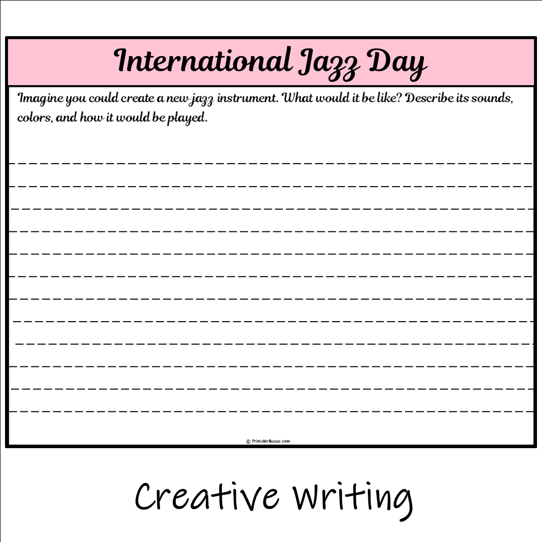 International Jazz Day | Main Idea and Supporting Details Reading Passage and Questions