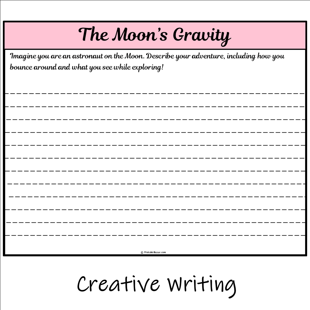 The Moon’s Gravity | Main Idea and Supporting Details Reading Passage and Questions