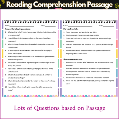 Women's Suffrage | Reading Comprehension Passage and Questions