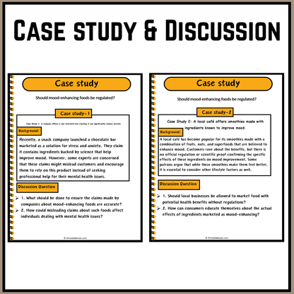 Should mood-enhancing foods be regulated? | Debate Case Study Worksheet