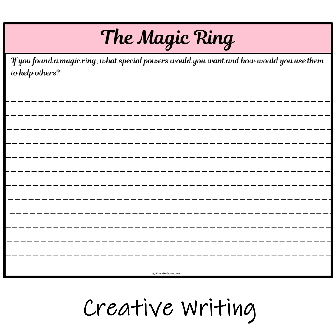 The Magic Ring | Main Idea and Supporting Details Reading Passage and Questions