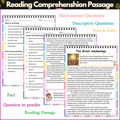 The Great Awakenings | Reading Comprehension Passage and Questions