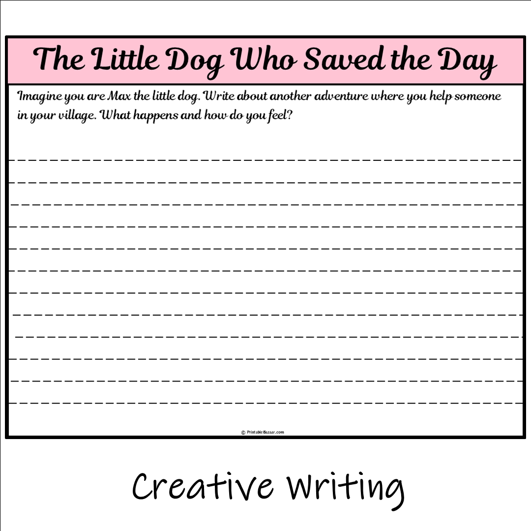 The Little Dog Who Saved the Day | Main Idea and Supporting Details Reading Passage and Questions