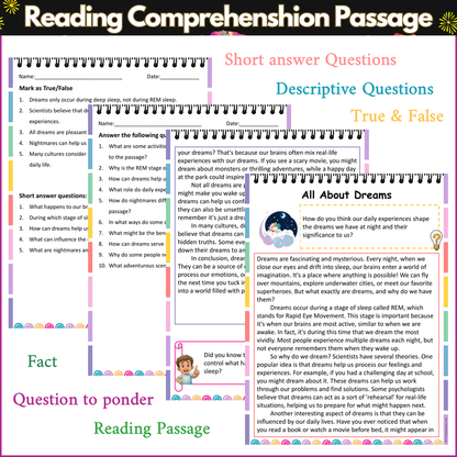 All About Dreams | Reading Comprehension Passage and Questions