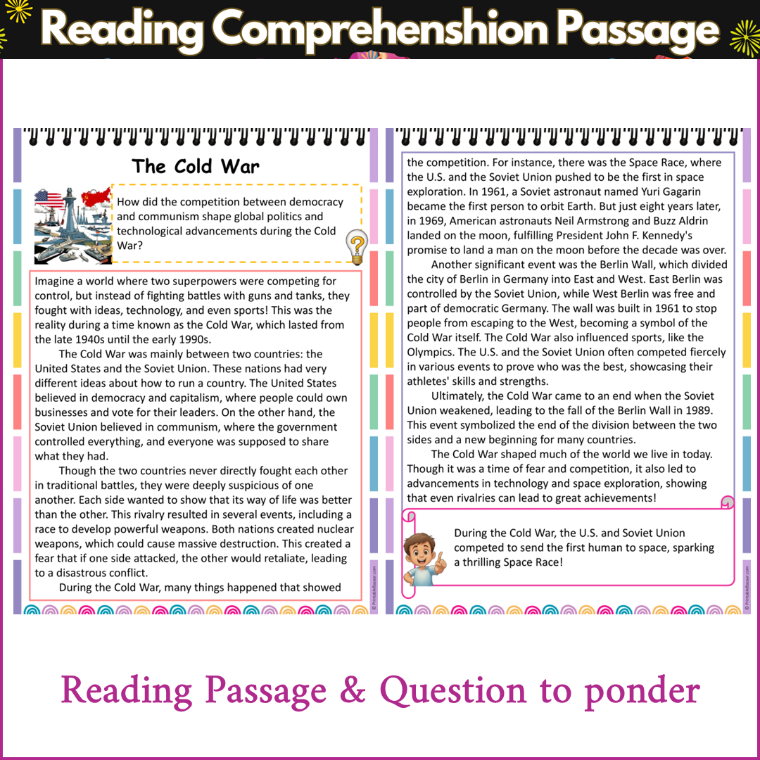 The Cold War | Reading Comprehension Passage and Questions