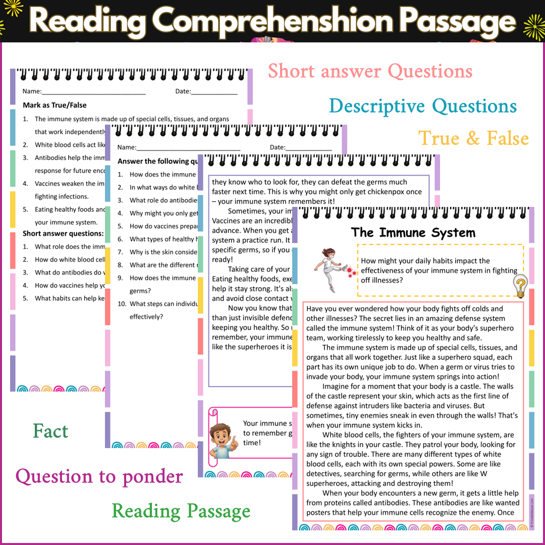 The Immune System | Reading Comprehension Passage and Questions