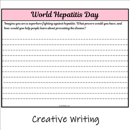 World Hepatitis Day | Main Idea and Supporting Details Reading Passage and Questions