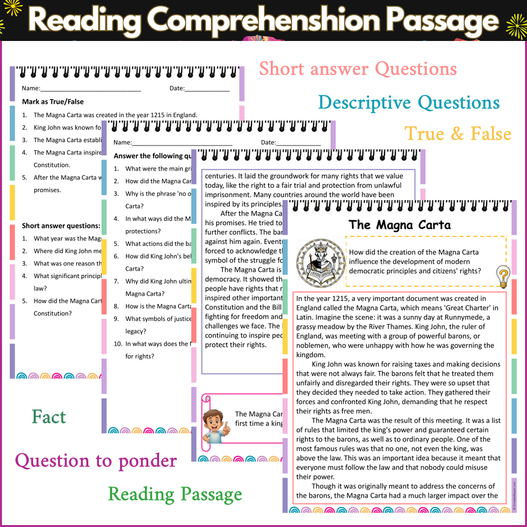 The Magna Carta | Reading Comprehension Passage and Questions