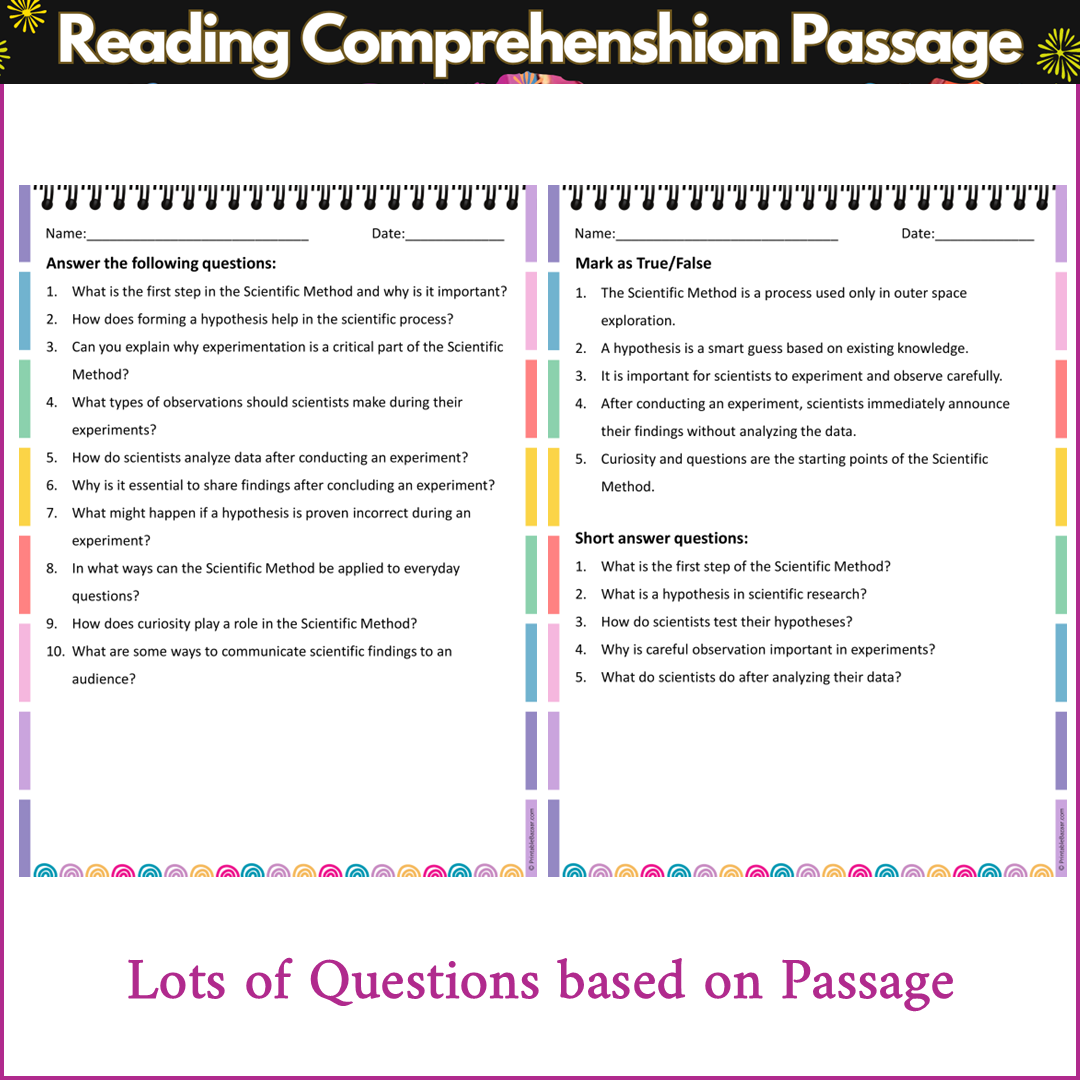 The Scientific Method | Reading Comprehension Passage and Questions