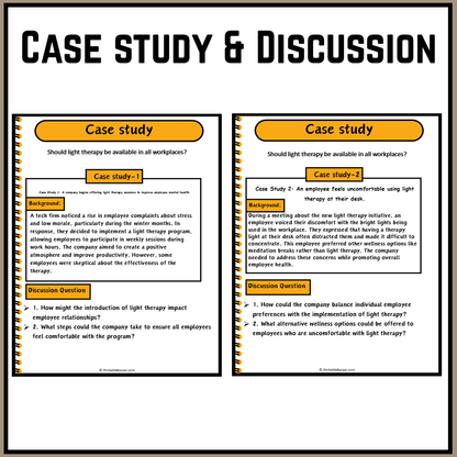 Should light therapy be available in all workplaces? | Debate Case Study Worksheet