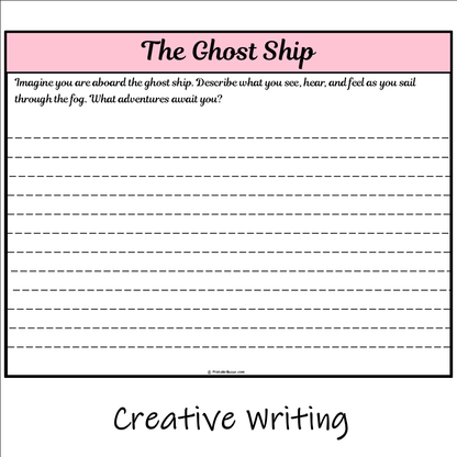 The Ghost Ship | Main Idea and Supporting Details Reading Passage and Questions