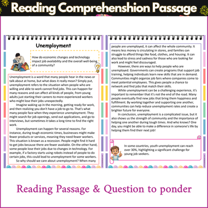 Unemployment | Reading Comprehension Passage and Questions