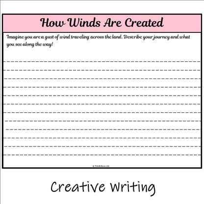 How Winds Are Created | Main Idea and Supporting Details Reading Passage and Questions