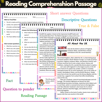 All About the UK | Reading Comprehension Passage and Questions