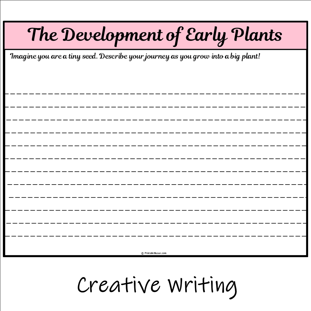 The Development of Early Plants | Main Idea and Supporting Details Reading Passage and Questions