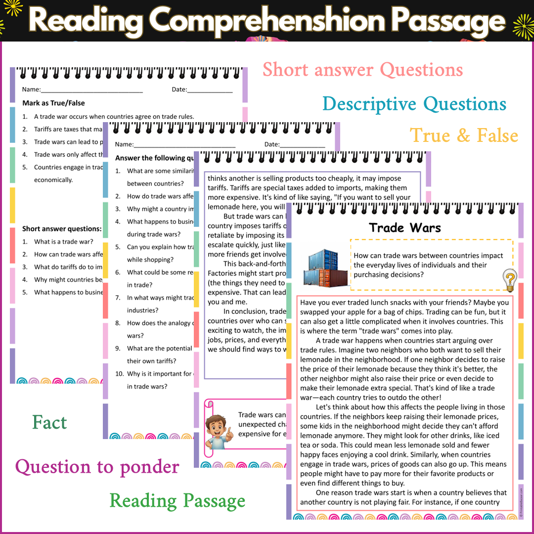 Trade Wars | Reading Comprehension Passage and Questions