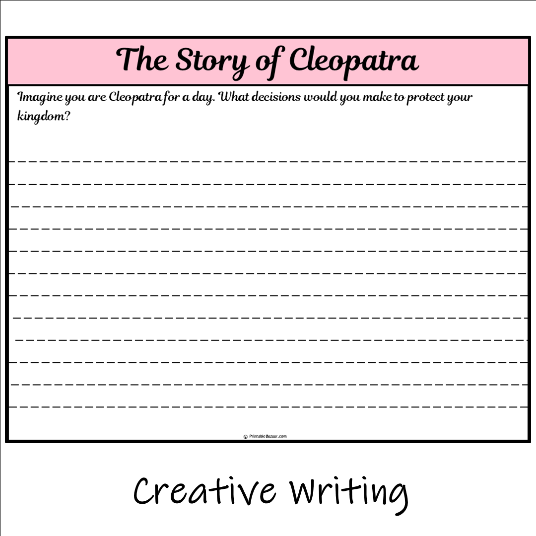 The Story of Cleopatra | Main Idea and Supporting Details Reading Passage and Questions