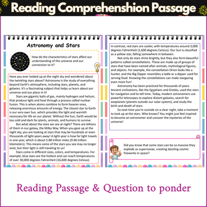 Astronomy and Stars | Reading Comprehension Passage and Questions