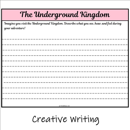 The Underground Kingdom | Main Idea and Supporting Details Reading Passage and Questions