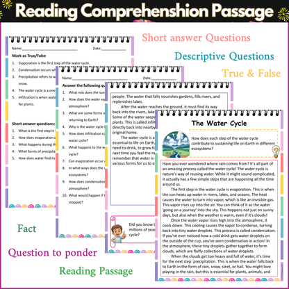 The Water Cycle | Reading Comprehension Passage and Questions