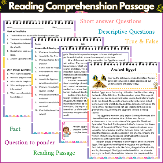 Ancient Egypt | Reading Comprehension Passage and Questions